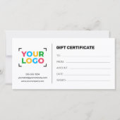 Hinzufügen Ihres Logos Moderner Qr-Code Geschenkgu (Vorderseite)