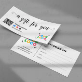 Hinzufügen Ihres Logos Moderner Qr-Code Geschenkgu