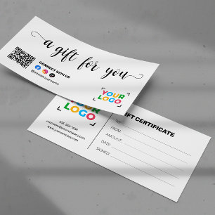 Hinzufügen Ihres Logos Moderner Qr-Code Geschenkgu