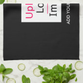 Hinzufügen Ihres Logos und benutzerdefinierten Tex Geschirrtuch (Gefaltet)