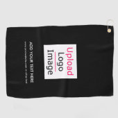 Hinzufügen Ihres Logos und benutzerdefinierten Tex Golfhandtuch (Horizontal)