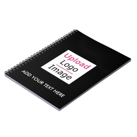 Hinzufügen Ihres Logos und benutzerdefinierten Tex Notizblock (Linke Seite)