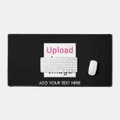 Hinzufügen Ihres Logos und benutzerdefinierten Tex Schreibtischunterlage (Tastatur & Maus)