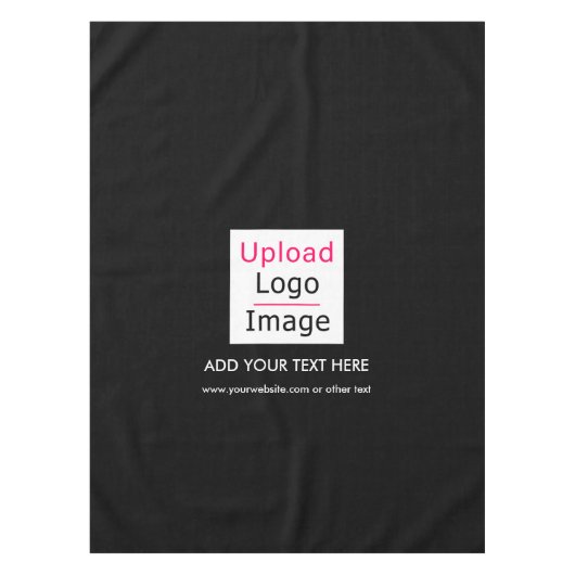 Hinzufügen Ihres Logos und benutzerdefinierten Tex Tischdecke (Vorderseite)