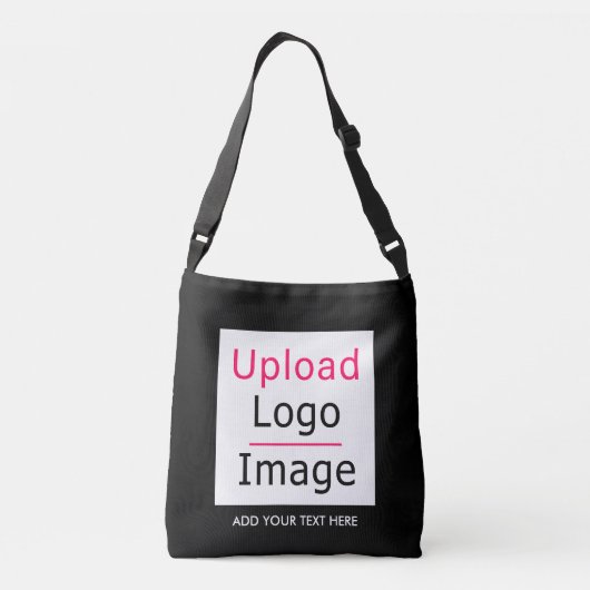 Hinzufügen Ihres Logos und benutzerdefinierten Tex Tragetaschen Mit Langen Trägern (Rückseite)