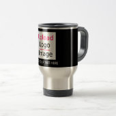 Hinzufügen Ihres Logos und benutzerdefinierter Tex Reisebecher (VorderseiteRechts)