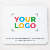Hinzufügen Ihres Logos zur einfachen Werbeaktion f Mousepad (Vorne)