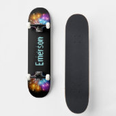 Hinzufügen Ihres Namens für das Firework-Skateboar Skateboard (Vorderseite)