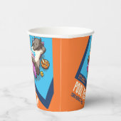 Hinzufügen Ihres Text-Party Tierischer Rhino-Pool- Pappbecher (Rechts)