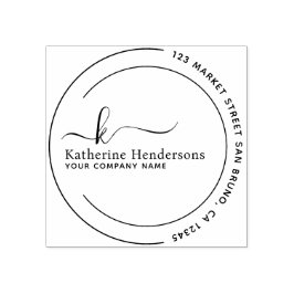 Hinzufügen | MODERNE GESCHÄFTSLOGO-ADRESSE Gummistempel