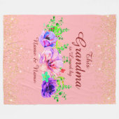 Hinzufügen oder Bearbeiten von Namen Dieses Oma wi Fleecedecke (Vorderseite (Horizontal))