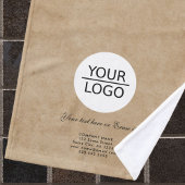 Hinzufügen Sie Ihr Logo benutzerdefinierten Text U Handtuch