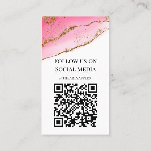 HINZUFÜGEN SIE IHR LOGO TUMBLER CARE CARDS-Vinyl-G Visitenkarte (Rückseite)