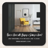 HINZUFÜGEN SIE IHR LOGO ZU DIESEM UNTERSETZER Real (Vorderseite)