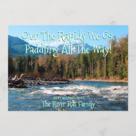 Hinzufügen Sie Ihre eigene Foto River Runners Weih Einladung