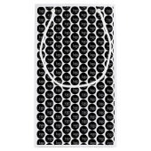 HINZUFÜGEN SIE IHRE EIGENE LOGO-WIEDERHOLENDE PATT KLEINE GESCHENKTÜTE (Rückseite)