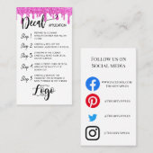 HINZUFÜGEN SIE IHRE LOGO-Desktop-Anwendung CARE CA Visitenkarte (Vorne/Hinten)