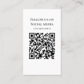 HINZUFÜGEN SIE IHRE LOGO Tasse CARE Vinyl business Visitenkarte (Rückseite)