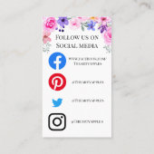 HINZUFÜGEN SIE IHRE LOGO-WÄSCHANWEISE PFLANZENKART VISITENKARTE (Rückseite)