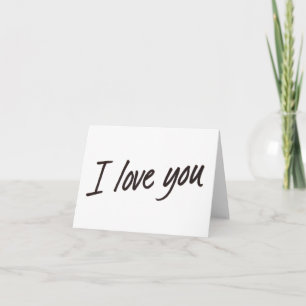 HINZUFÜGEN SIE IHREN EIGENEN TEXT I-Liebe Karte