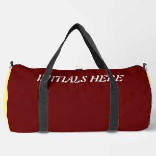 HINZUFÜGEN SIE IHREN eigenen TEXT Rhubarb & Custar Duffle Bag