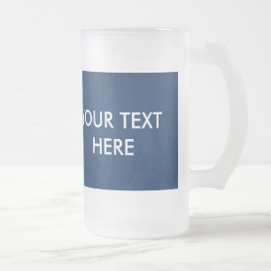 HINZUFÜGEN SIE IHREN EIGENEN TEXT UND FOTO MATTGLAS BIERGLAS