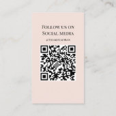 HINZUFÜGEN SIE IHREN LOGO-Cup CARE Vinyl business Visitenkarte (Rückseite)