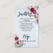 HINZUFÜGEN SIE IHREN LOGO-Schmuck CARE CARDS UK wh Visitenkarte (Vorderseite)