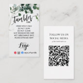 HINZUFÜGEN SIE IHREN LOGO-Trommel CARE vinyleucaly Visitenkarte (Vorne/Hinten)