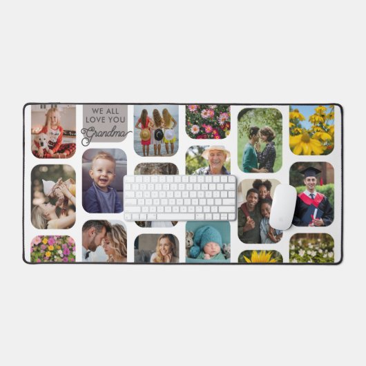 Hinzufügen von 17 Fotos Modernes, elegantes Gesche Schreibtischunterlage (Tastatur & Maus)