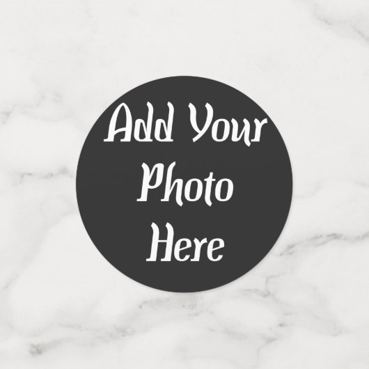 Hinzufügen von 1 Image- oder Foto-Party Confetti Konfetti (Klein Vorderseite)