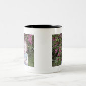 Hinzufügen von 2 Fotos - Einfache Collage auf beid Zweifarbige Tasse (Mittel)