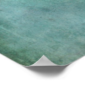 Hinzufügen von Aquamarinem und grünem Text Poster (Ecke)