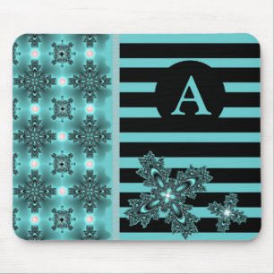 Hinzufügen von Artdeco-Blume für das Monogramm im  Mousepad