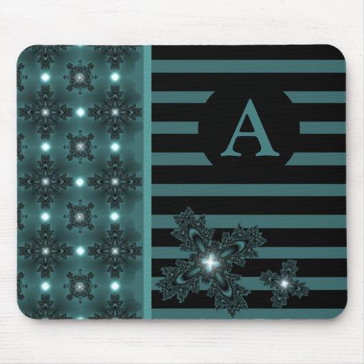 Hinzufügen von Artdeco-Blume für das Monogramm im Mousepad (Vorne)