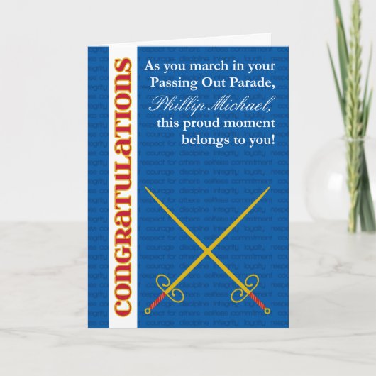 Hinzufügen von beliebigem Namen für die Übergabe v Karte (Vorderseite)