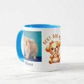 Hinzufügen von benutzerdefinierten Dog-Threads für Tasse (Vorderseite Links)