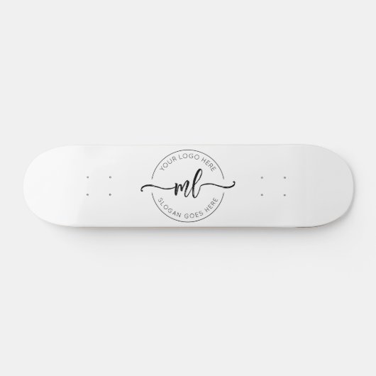 Hinzufügen von benutzerdefinierten Monogramm-Initi Skateboard (Horizontal)