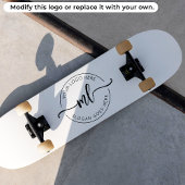 Hinzufügen von benutzerdefinierten Monogramm-Initi Skateboard