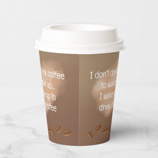 Hinzufügen von benutzerdefinierten QR-Code-Kaffeep Pappbecher (Rechts)