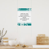 Hinzufügen von Blume für benutzerdefinierte Angebo Poster (Küche)