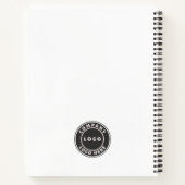 Hinzufügen von Büroangestellten für Firmenlogos Notizblock (Rückseite)