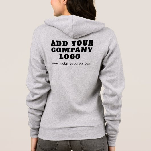 Hinzufügen von Business-Logo-Mitarbeiterbörse Hoodie (Rückseite)