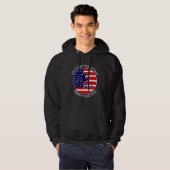 Hinzufügen von City Town Text Name Skateboard USA Hoodie (Vorne ganz)