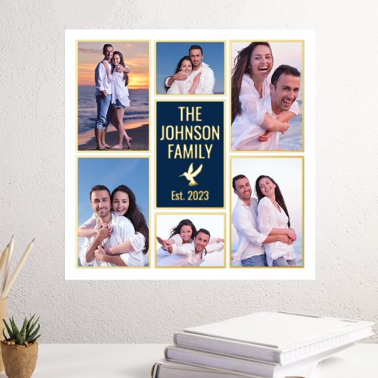 Hinzufügen von eigenen Fotos 6 Familienfotocollage Foliendrucke (In Situ (Schreibtisch 3))