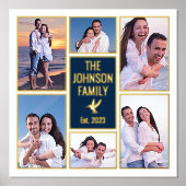 Hinzufügen von eigenen Fotos 6 Familienfotocollage Foliendrucke (Vorderseite)