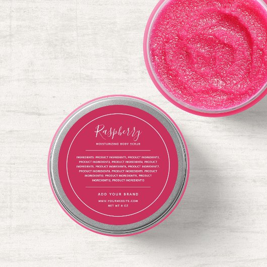 Hinzufügen von Farbkomponenten mit weißem Rand und Runder Aufkleber