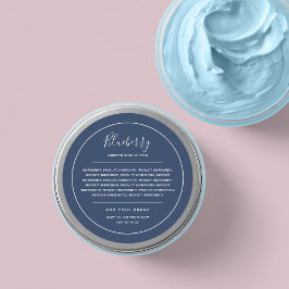 Hinzufügen von Farbkomponenten mit weißem Rand und Runder Aufkleber