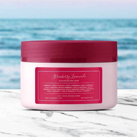 Hinzufügen von Farbkomponenten mit weißer Grenze Adressaufkleber