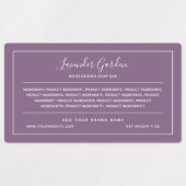 Hinzufügen von Farbkomponenten mit weißer Grenze Etiketten (Design 1)